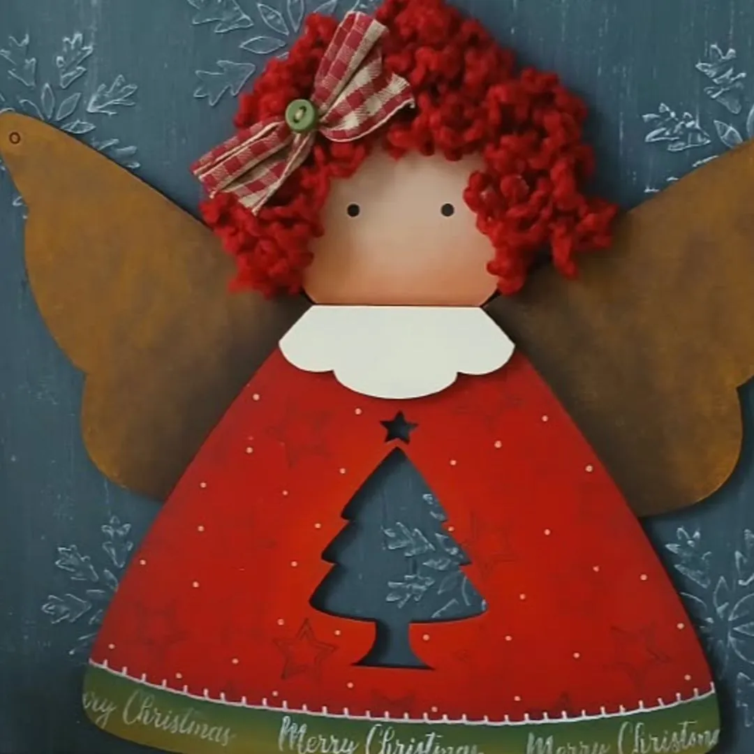 Quadro decorativo de Natal Anjo - Merry Christmas - foto 4
