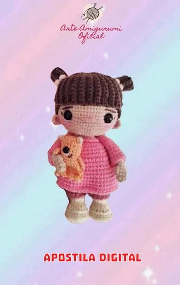 Receita Boo Monstros S.a Amigurumi - feito à mão por Arte Amigurumi Oficial