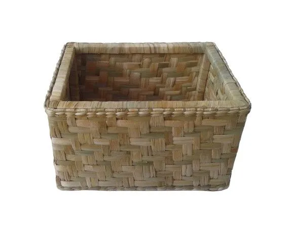 Taboa Cesto Natural 45x40x35 - artesanato de Mundo Urbano