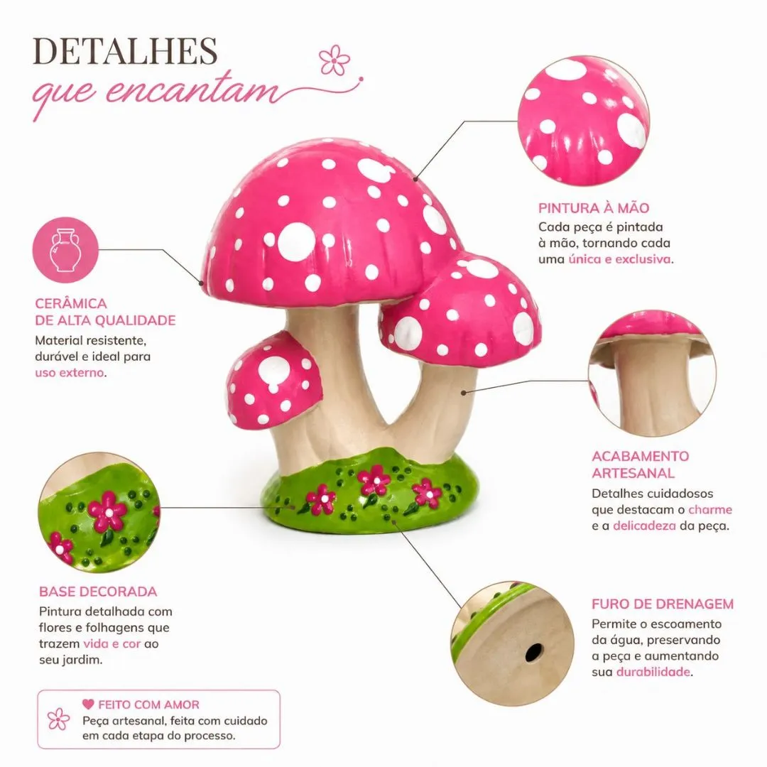 Cogumelo de Decoração de Jardim. - foto 3