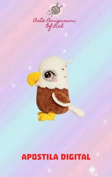 Receita Águia - Amigurumi - feito à mão por Arte Amigurumi Oficial