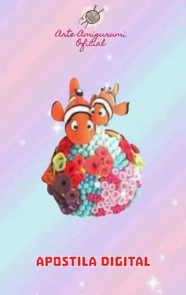Receita Nemo Amigurumi - artesanato feito à mão por Arte Amigurumi Oficial