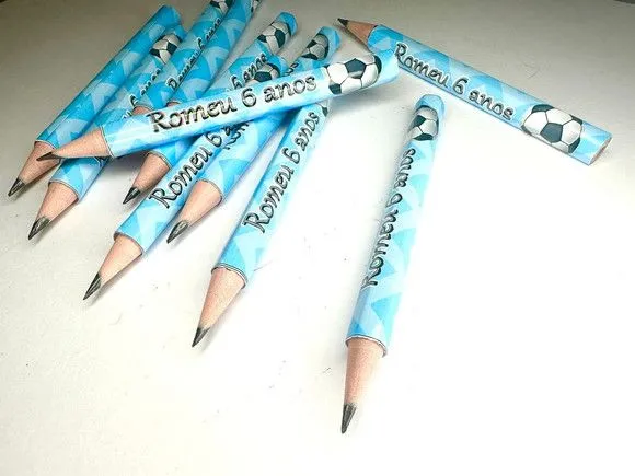 Mini Lápis Futebol Personalizado - foto 3