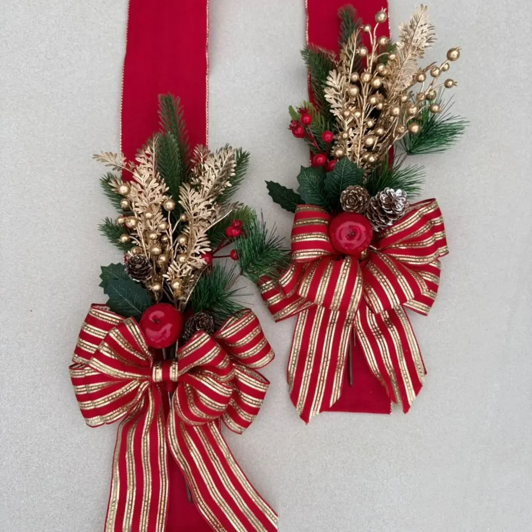 Escapulário de Porta em Festão para Natal - foto 3