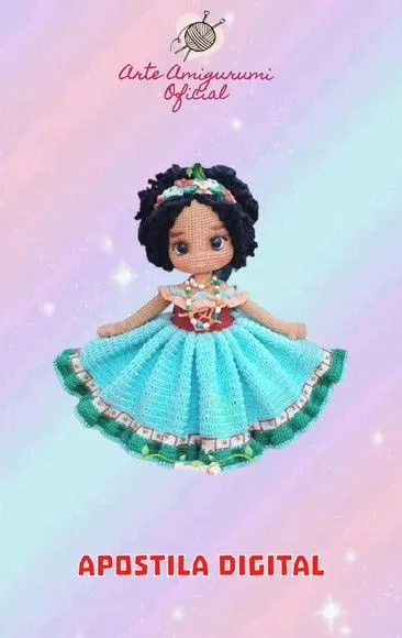 Receita Princesa Isabel - Amigurumi
