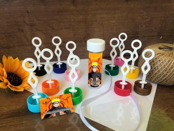 Bolinha de Sabão Naruto Personalizado - artesanato feito à mão por creativitybynina