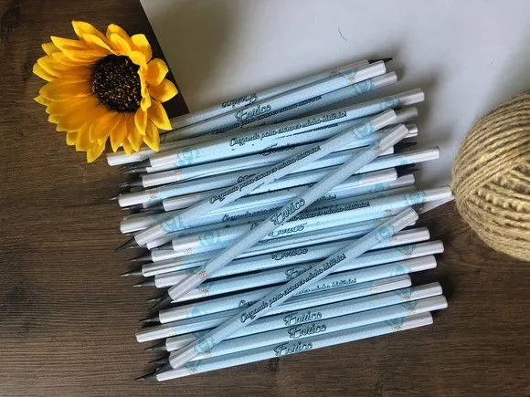 Lápis Urso Baloeiro Personalizado - artesanato feito à mão por creativitybynina