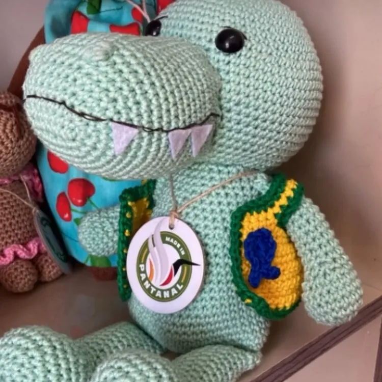 jacaré de amigurumi - foto 2
