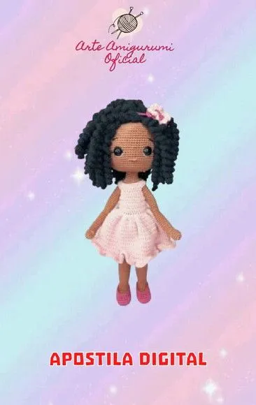 Receita Boneca Layla Amigurumi - feito à mão por Arte Amigurumi Oficial