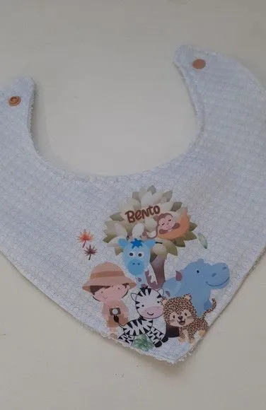 Babador Bandana Safari Baby - foto 2