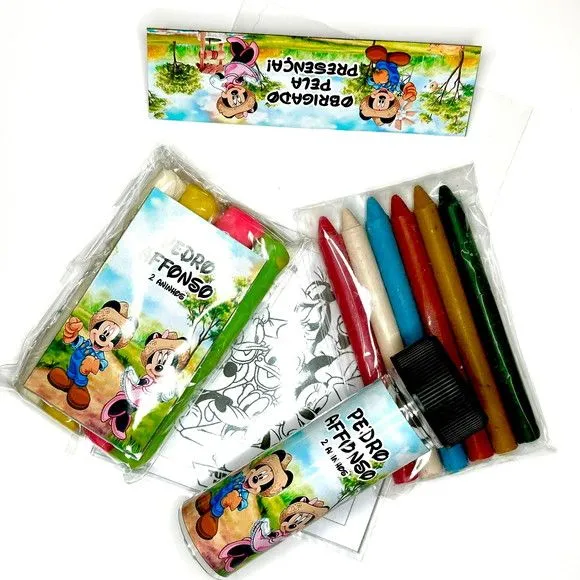 Kit Massinha + Giz + Bolha Mickey Fazendeiro Personalizado - foto 2