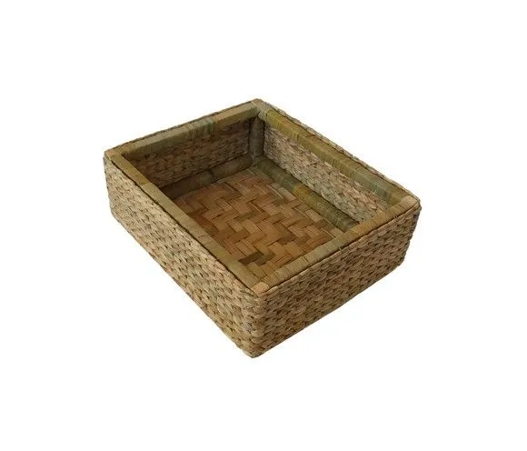 Kit 3 Cestos 50x45x20 e 2 Cestos 50x40x20 Taboa Natural - foto 2