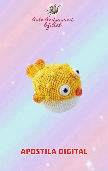 Receita Peixe Baiacu Amigurumi