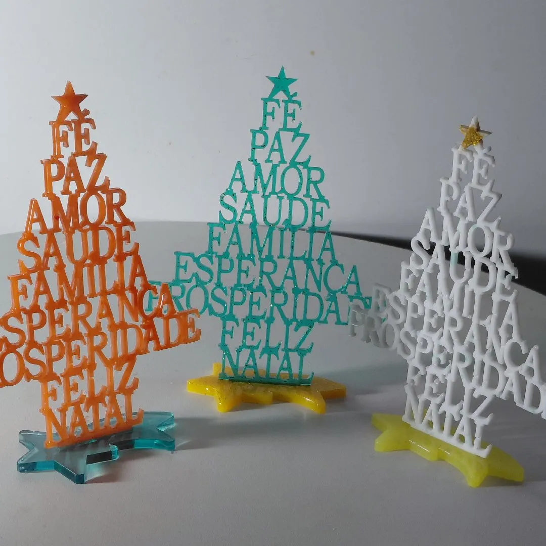 INFEITES DE NATAL, ARVORE PALAVRAS POSITIVA. - foto 6