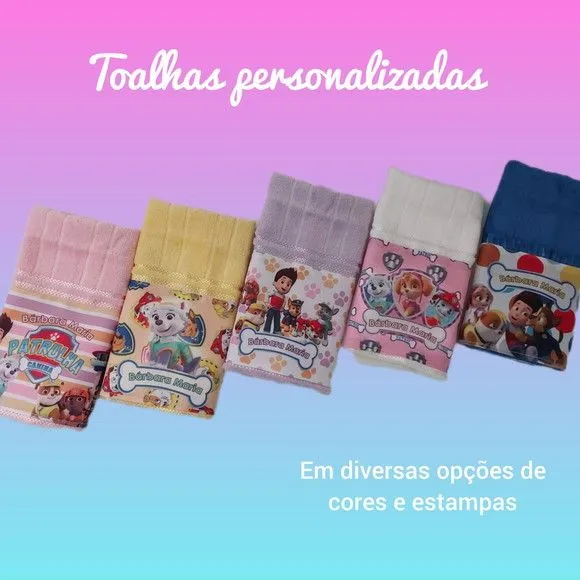 Toalha de Lavabo Personalizada - artesanato feito à mão por Innovare Studio