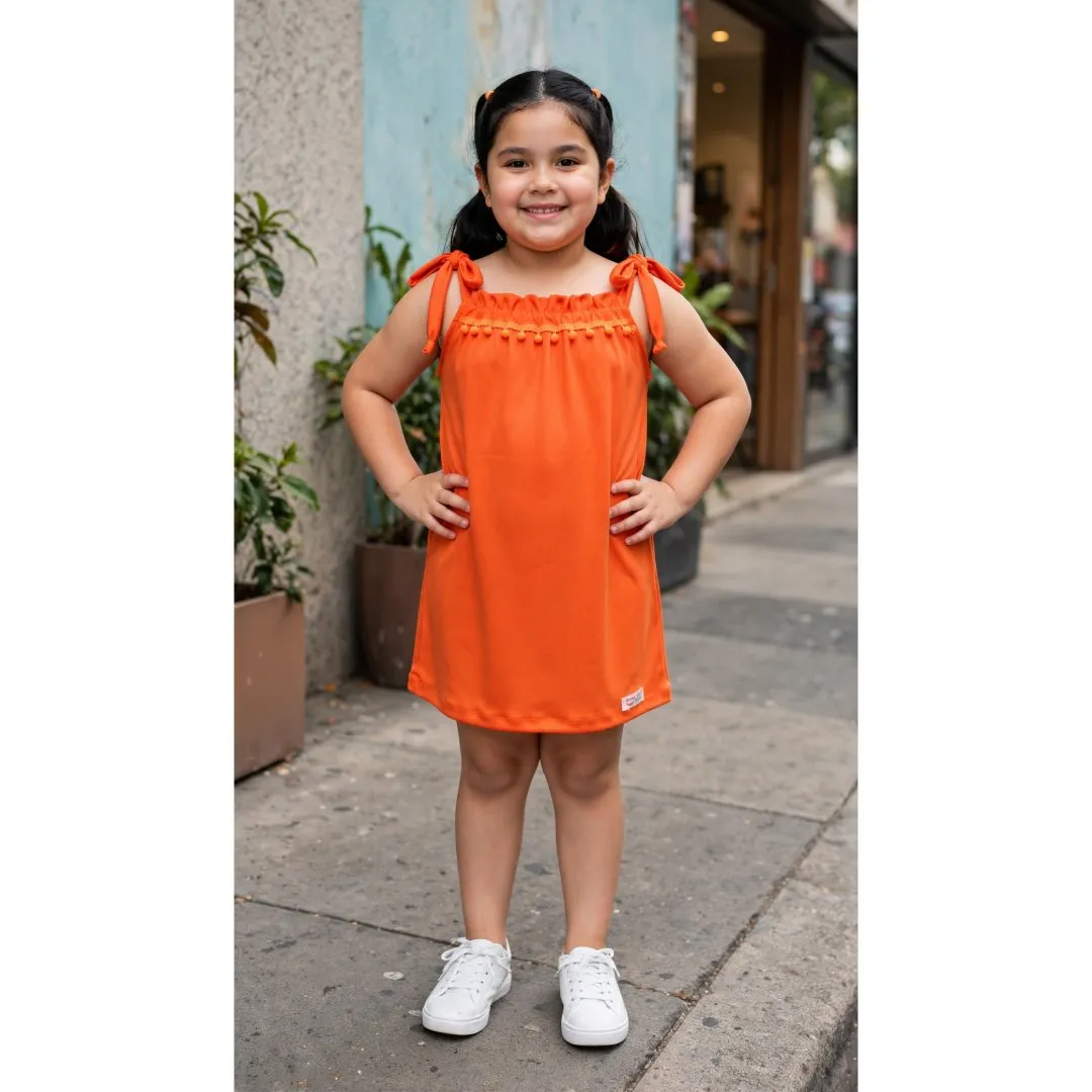 Vestido infantil Helanca - artesanato de Ateliê Sonhos e Fantasia