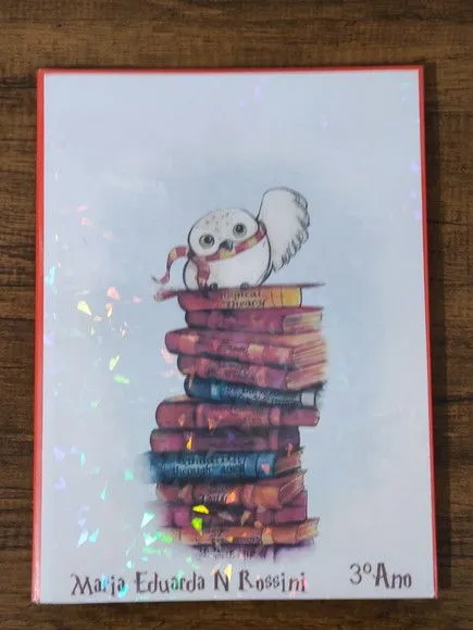 Caderno Capa Dura 1/4 Brochura 96fls - Harry Potter - foto 4