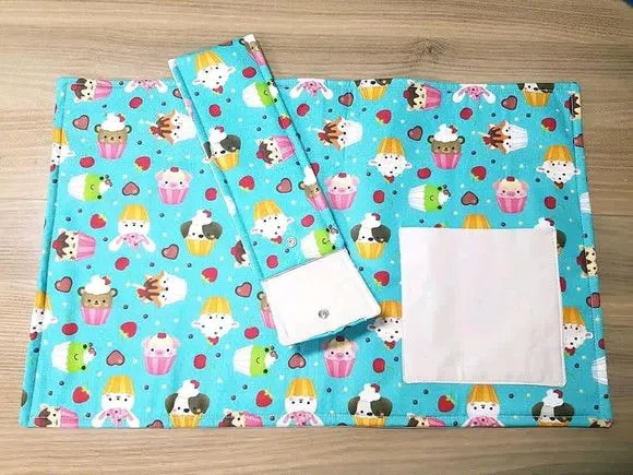 Kit 2 - Jogo americano infantil - artesanato feito à mão por Innovare Studio