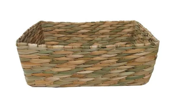 Cesta de Palha de Taboa Vime Caixa Organizadora 28x20x10