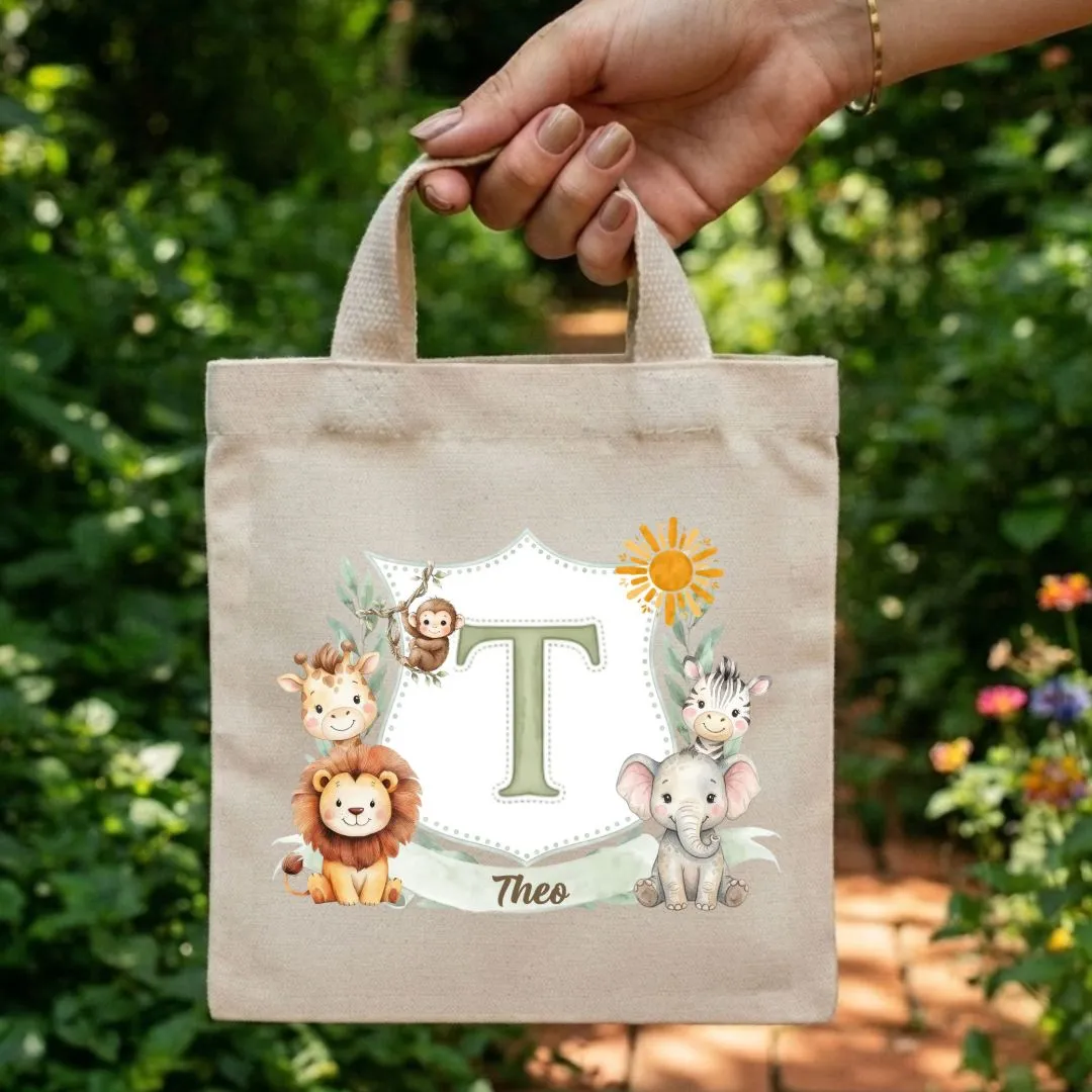 Lembrancinha Mini Ecobag 20x20 Personalizada Safari Chá de Bebê Maternidade Aniversário - foto 3