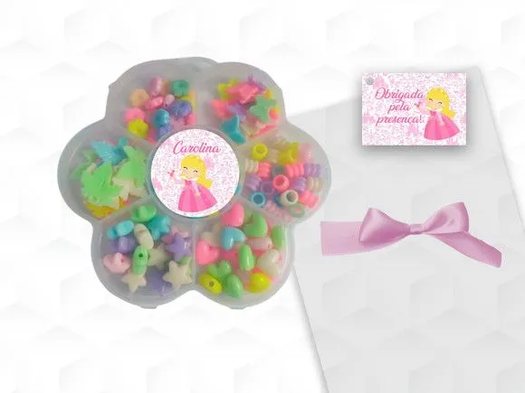 Kit Miçangas Bela Adormecida Personalizada - artesanato feito à mão por creativitybynina