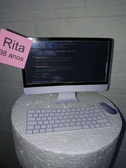 Topper de Bolo Computador - foto 2