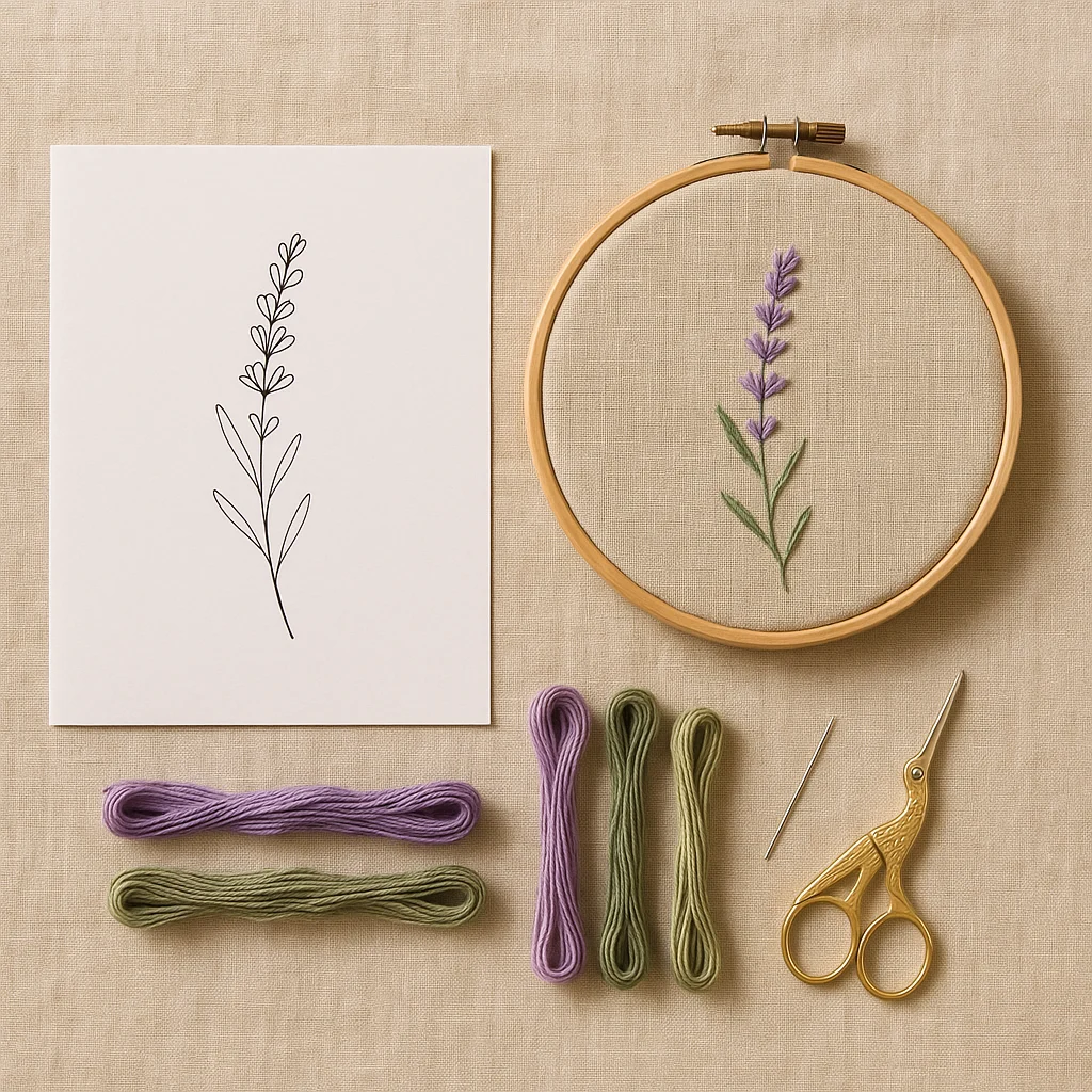 Molde digital de bordado Ramo de Lavanda, PDF (Produto teste) - artesanato feito à mão por Maria Artesanato (Loja teste)