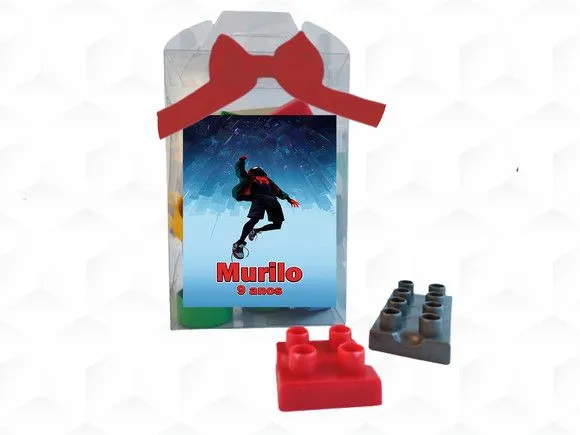 Bloco de Montar Aranha Verso Personalizada - artesanato feito à mão por creativitybynina