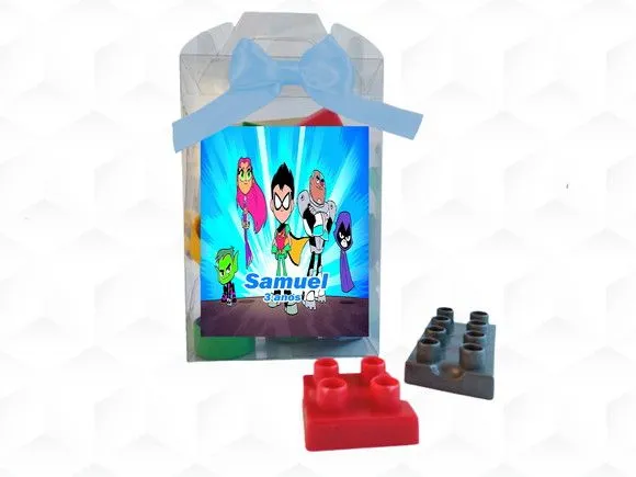 Bloco de Montar Jovens Titas Personalizada - artesanato feito à mão por creativitybynina