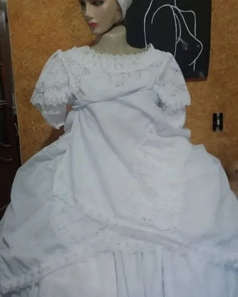 Baiana Branca Lese e Renda - artesanato feito à mão por Ateliê Ofatemi