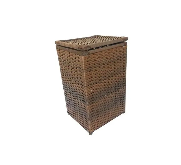 Cesto Roupa Sintético Argila 34x32x60 - artesanato de Mundo Urbano