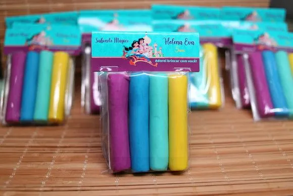 Lembrancinha Festa Infantil Personalizada Jasmine e Aladim - artesanato feito à mão por Juliana Biz - casa e bem estar