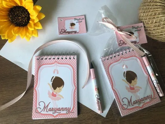 Bloquinho Bailarina Personalizado - foto 2