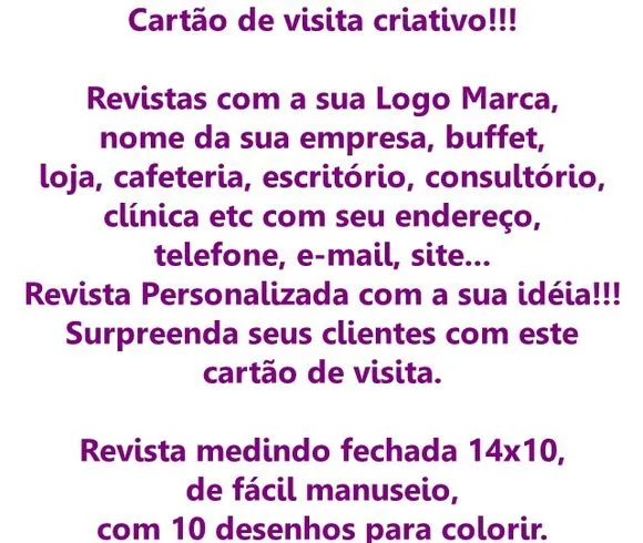 revista colorir lembrança clientes - foto 2