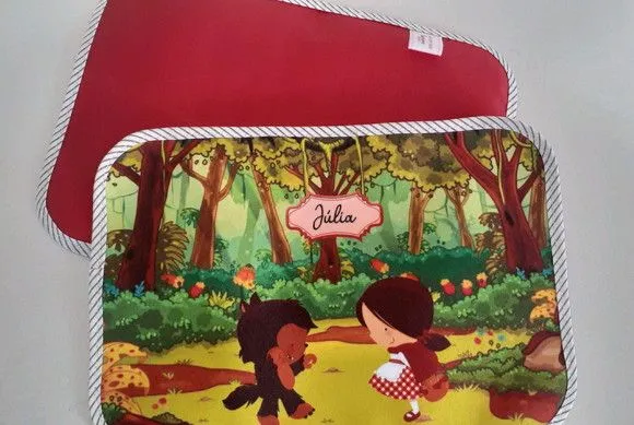 Jogo americano infantil - chapeuzinho e o lobo - foto 3