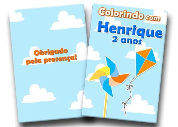 revista colorir pipa e catavento 14x10 - artesanato de PAPCRIE