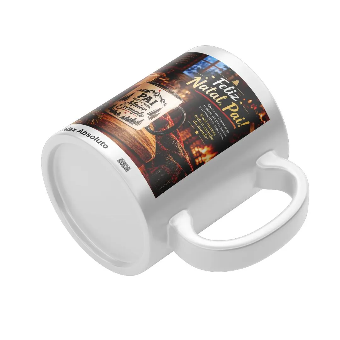 Caneca Feliz Natal Pai 325ml - foto 6
