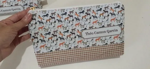 Kit escolar personalizado- cavalos - foto 3