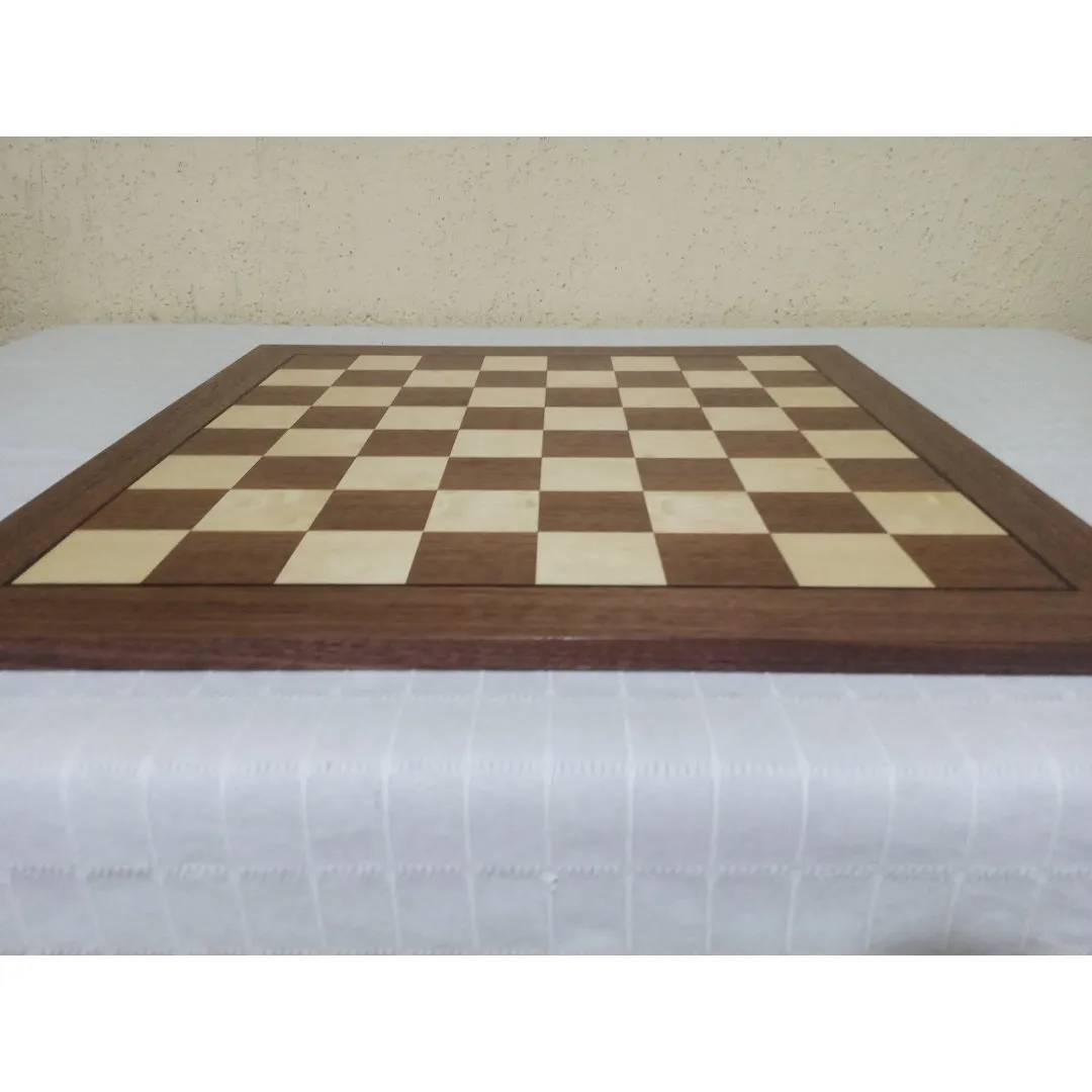 Tabuleiro de Xadrez Tradicional Nogueira Extra Grande - artesanato de Casa da Marchetaria