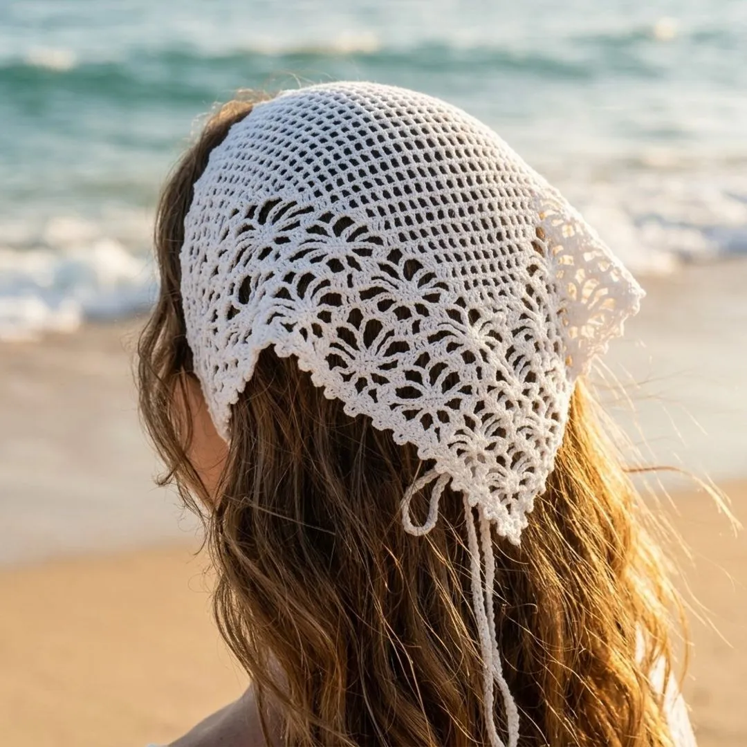 Bandana em Crochê