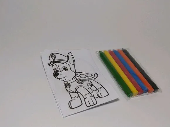 Kit Giz de cera Patrulha Canina Personalizado - foto 2