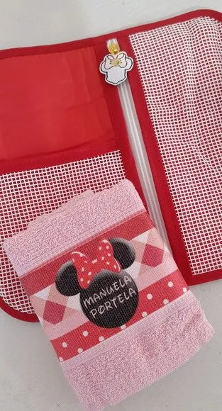 Necessaire para kit higiene com toalha - foto 3