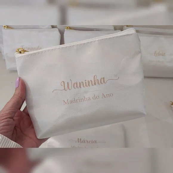 Necessaire Personalizada - Casamento - artesanato feito à mão por Innovare Studio