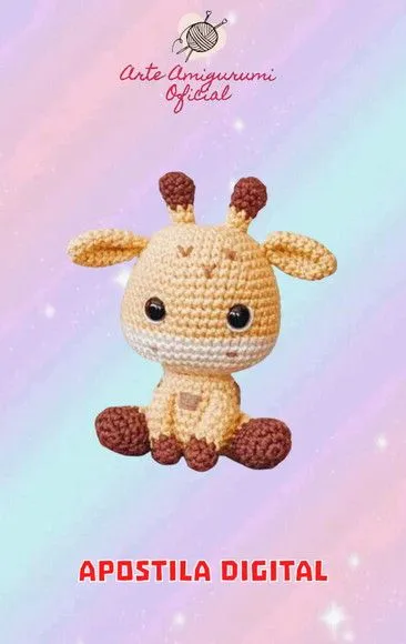 Receita Girafa Safari Amigurumi - artesanato feito à mão por Arte Amigurumi Oficial