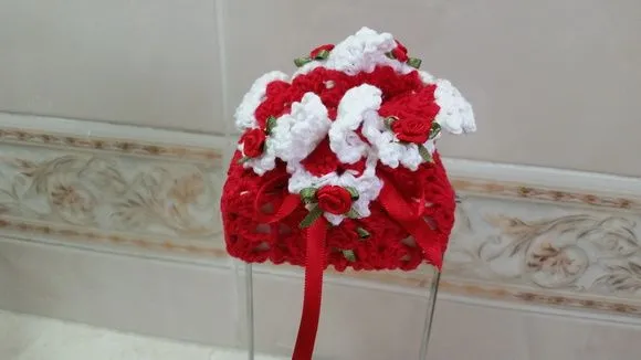 Sachê Porta Sabonete Tomate com Branco - foto 4