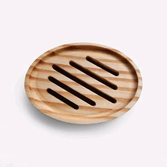 Saboneteira Ecológica Madeira Natural Minimalista - foto 3