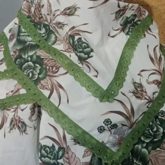 Baiana Floral Verde - foto 2