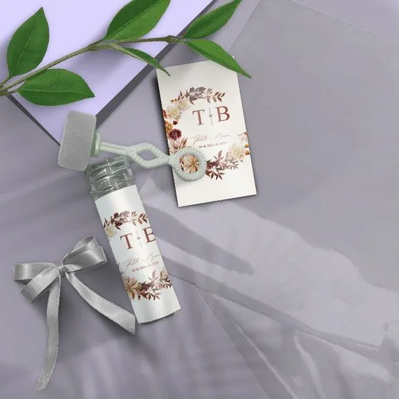Bolha de Sabão - Casamento Personalizado - artesanato feito à mão por Mi Papelaria Criativa