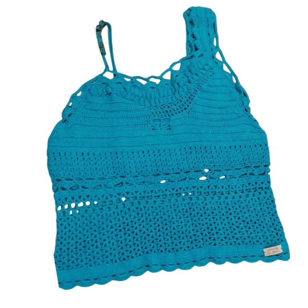 Blusa verão - artesanato feito à mão por Ateliê Lu Ribeiro