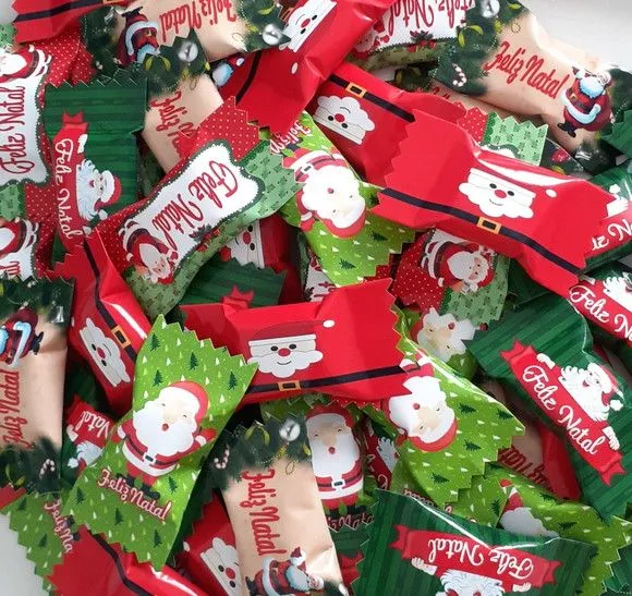 Balinhas de Natal 01 - artesanato de Amulleto Ateliê